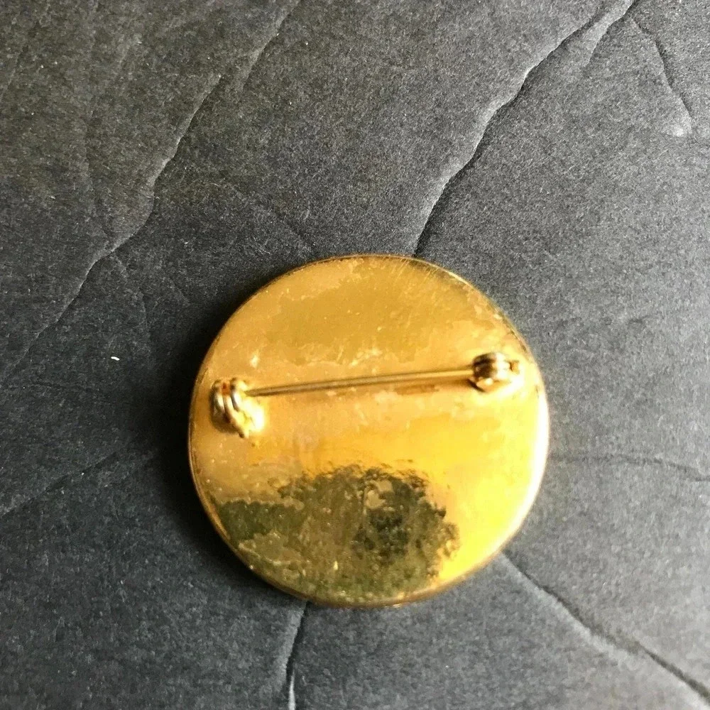 Diva Favstina Gold Color Brooch pin